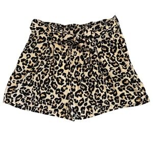 CLOSET CLEAR OUT! Preowned Primark Leopard Print Women's Shorts - size 8